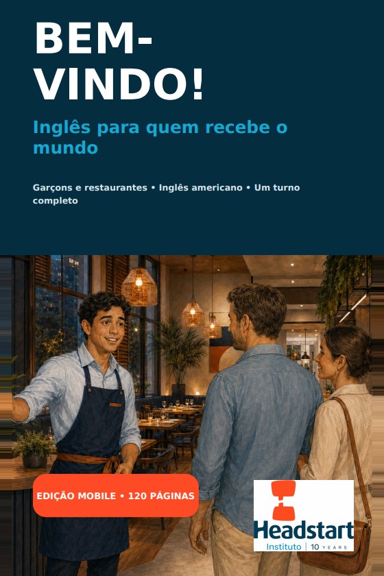 Capa do livro Inglês para quem recebe o mundo